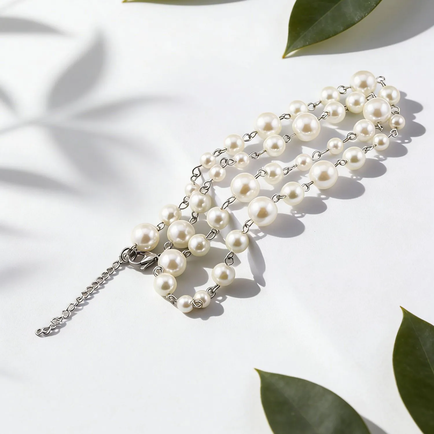 Irregular Pearl Bead Necklace