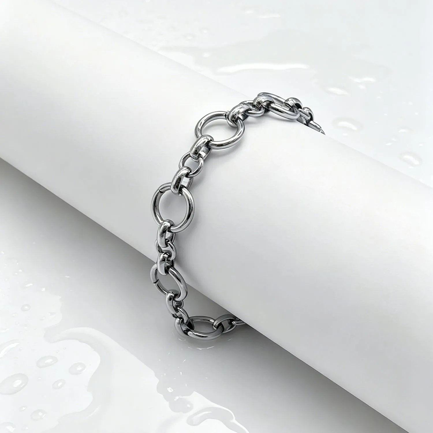 Adjustable Circle Link Bracelet