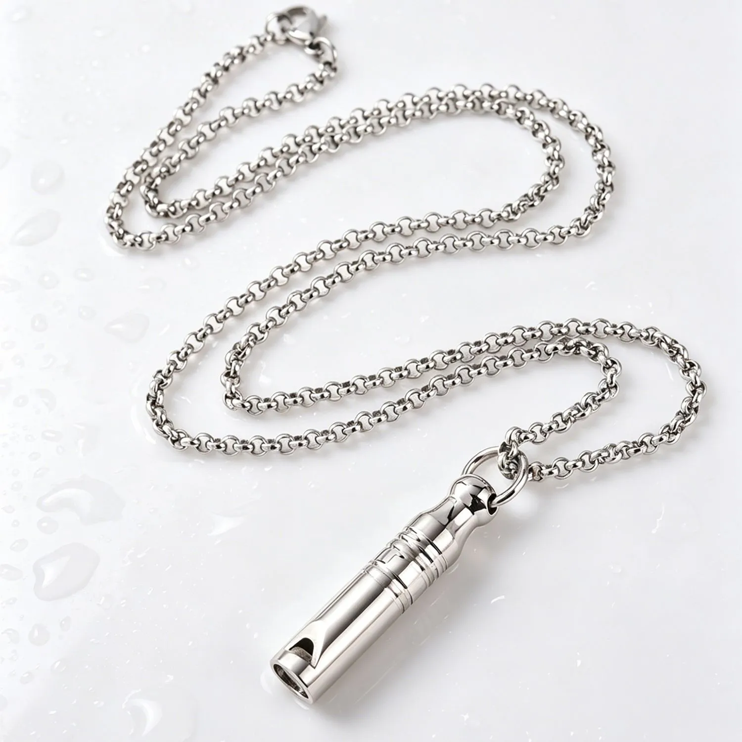 Whistle Pendant Long Chain