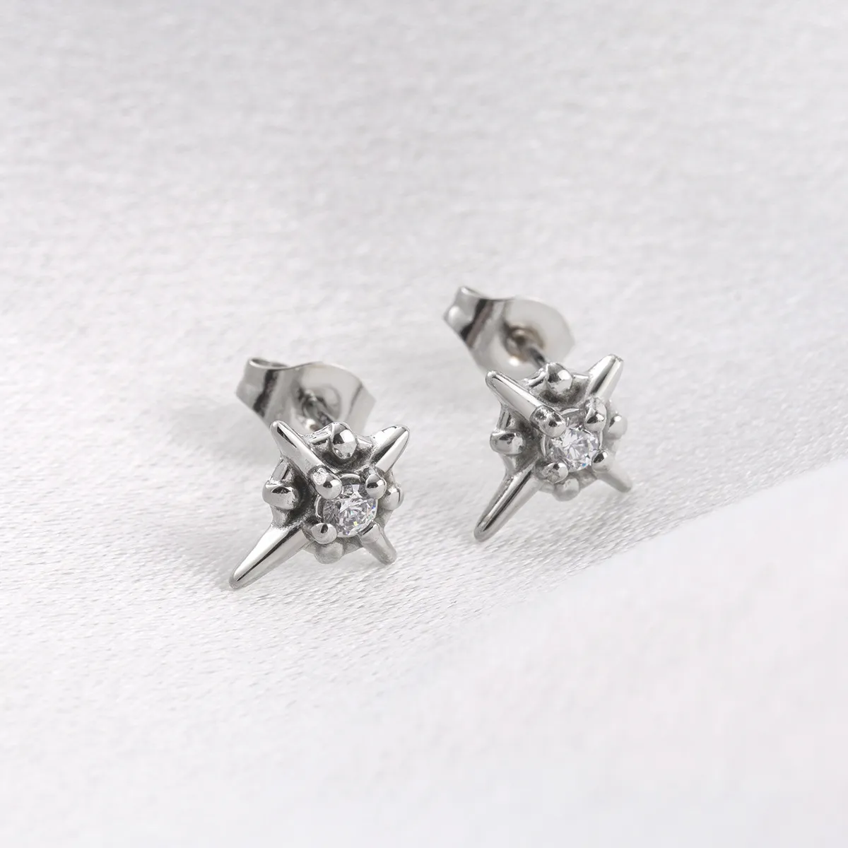 Sparkle Star Stud Earrings