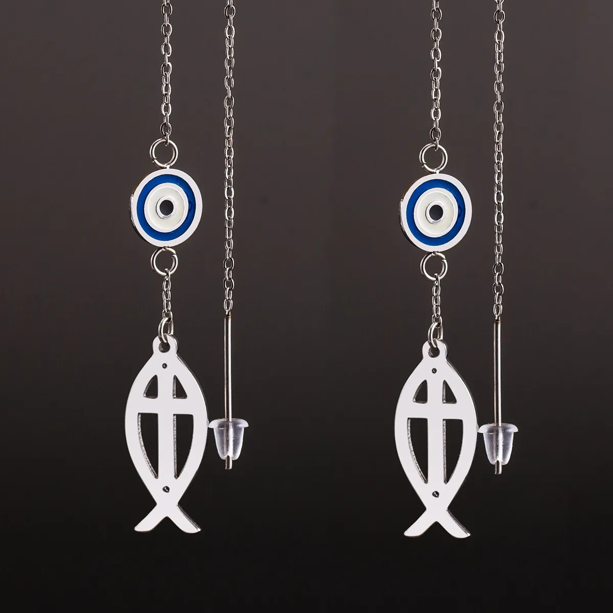 Fish Drop Ear Hangers