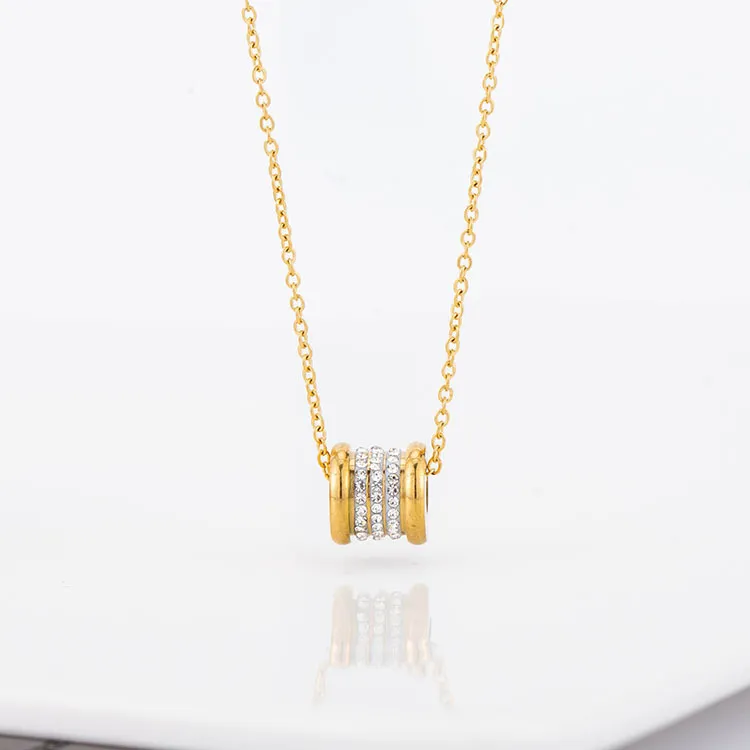 Crystal Slim Pendant Choker
