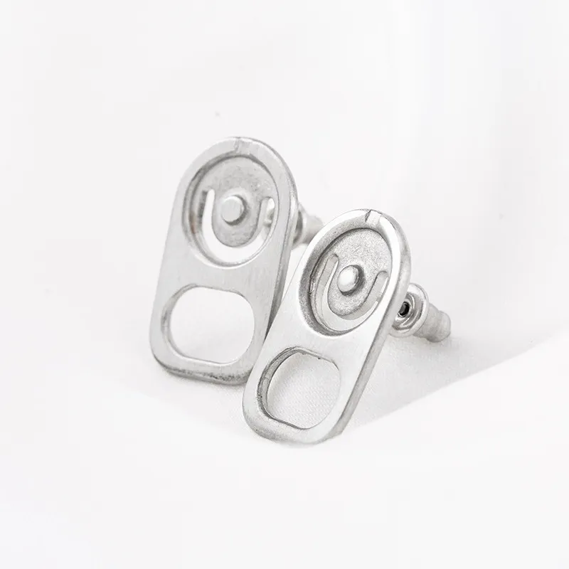 Can Pull-Tab Stud Earrings