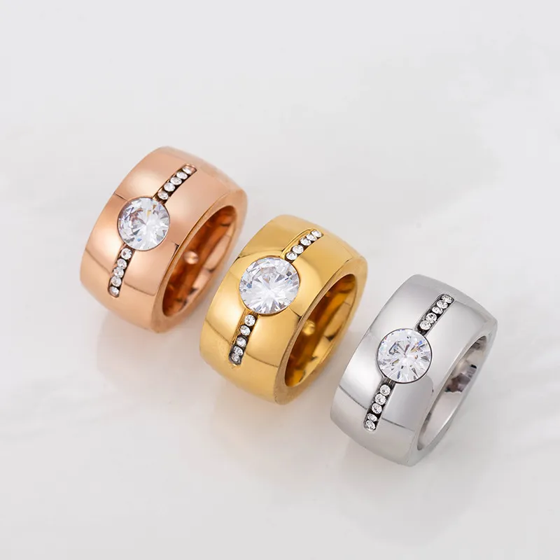 18K Gold Business Crystal Ring