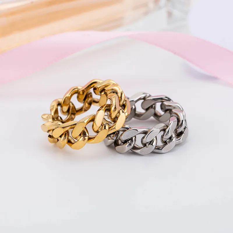 Geometric Chain Band Ring
