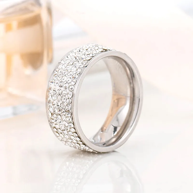 All-Round Crystal Pavé Ring