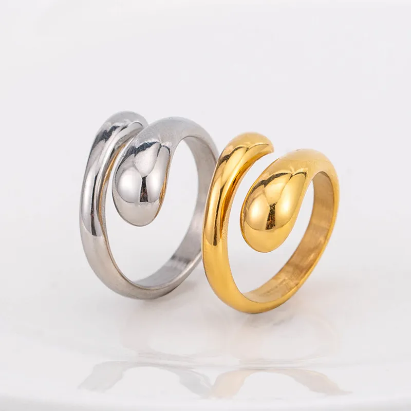 Teardrop Open Minimalist Ring