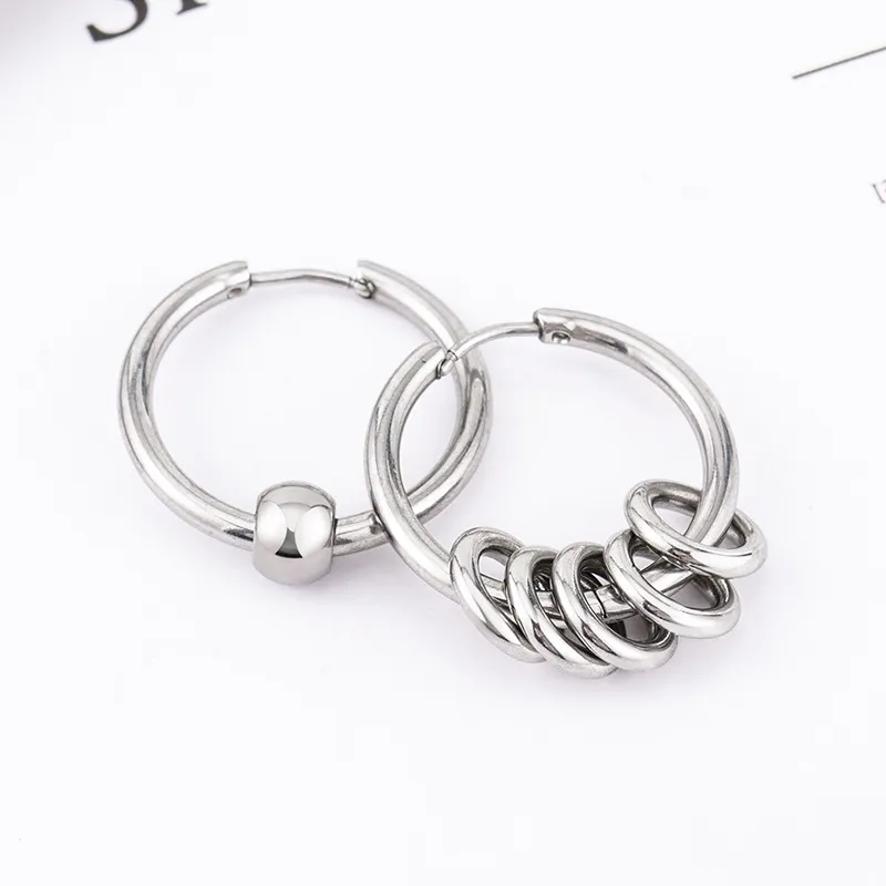 Asymmetric Chunky Hoop Earrings