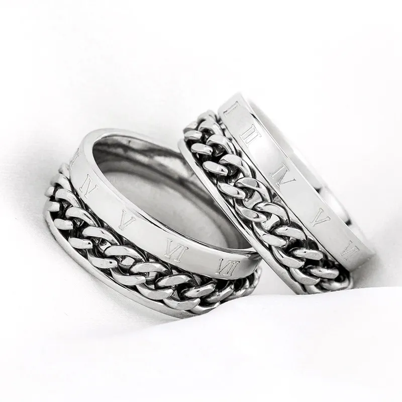 Mosaic Roman Numeral Ring