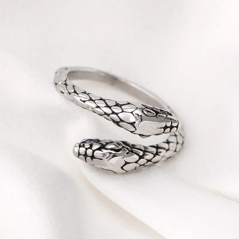Double Serpent Open Ring