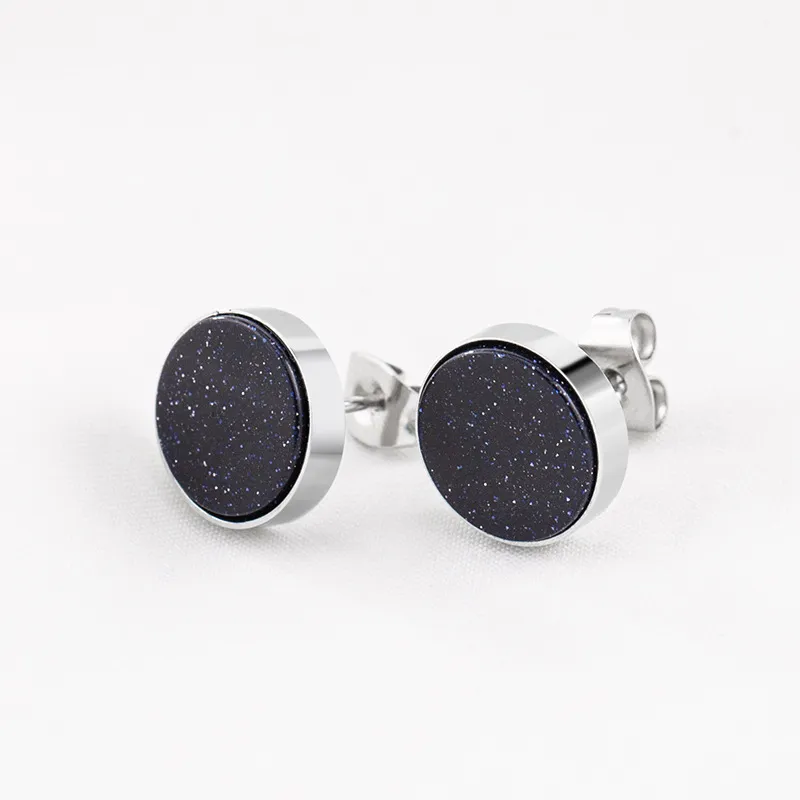 Night-Sky Purple Stone Studs