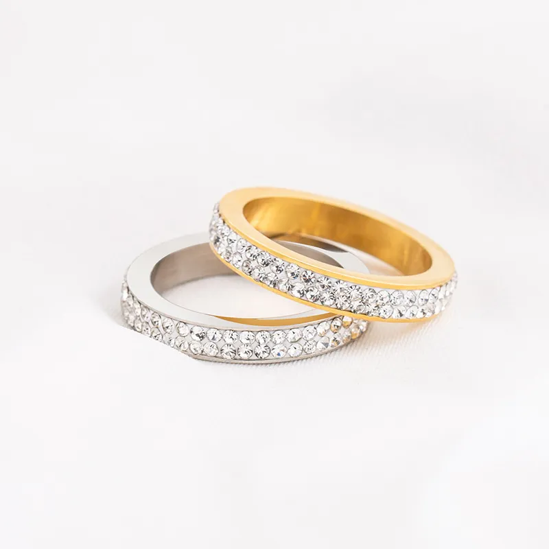 Double-Row Full Pavé Ring