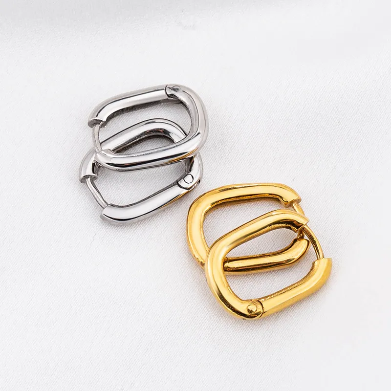 Vintage Square Gold Earrings