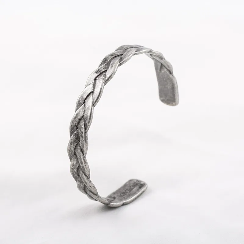 Geometric Weave Bangle