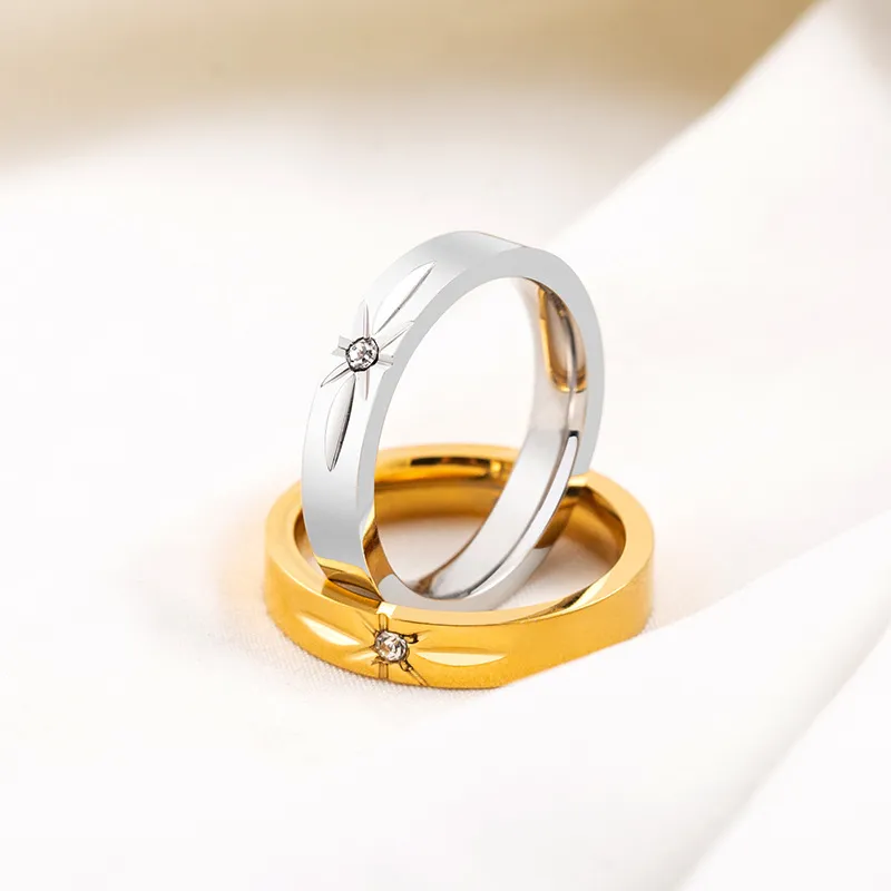 Sun Motif Crystal Ring