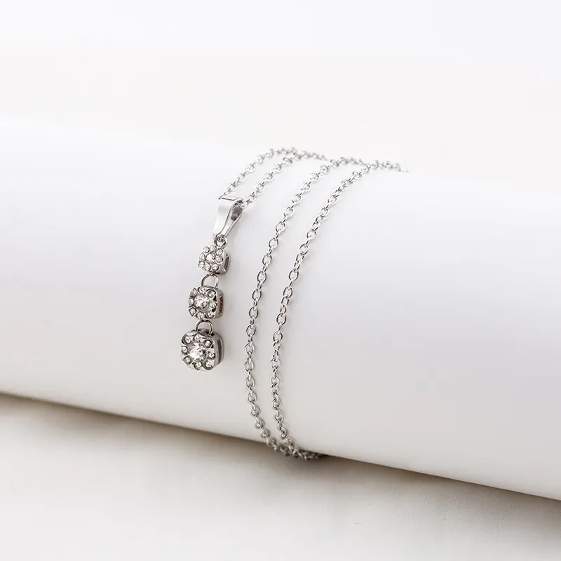 Teardrop Crystal Row Choker