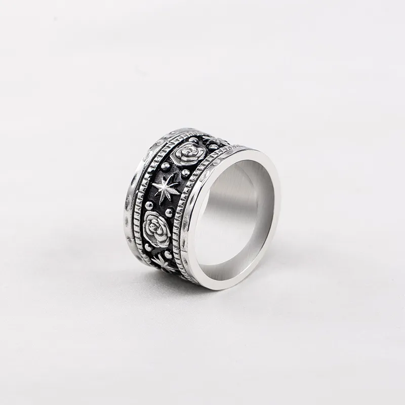 Rose Four-Point Star Ring