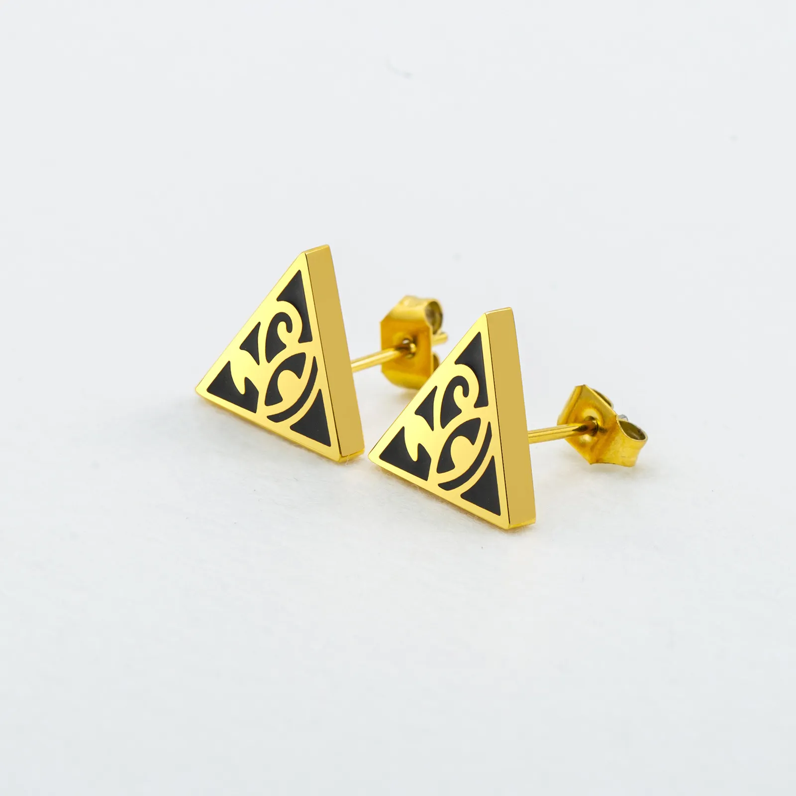 Eye of Horus Triangle Studs