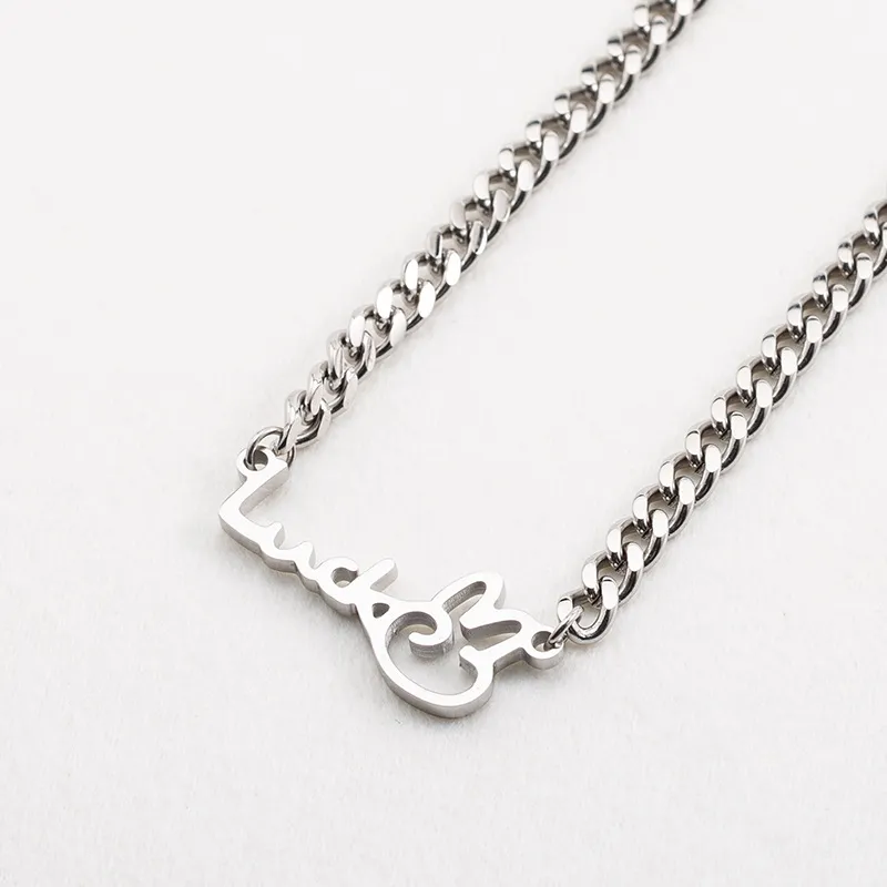 English Rabbit Charm Necklace