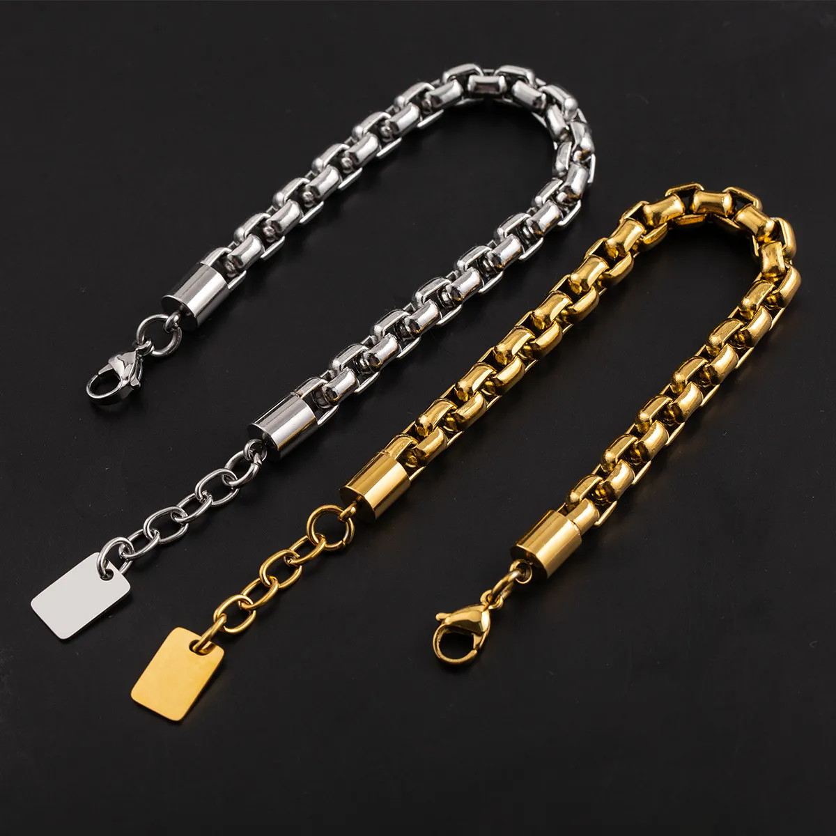 Heavy O-Link Chain Bracelet