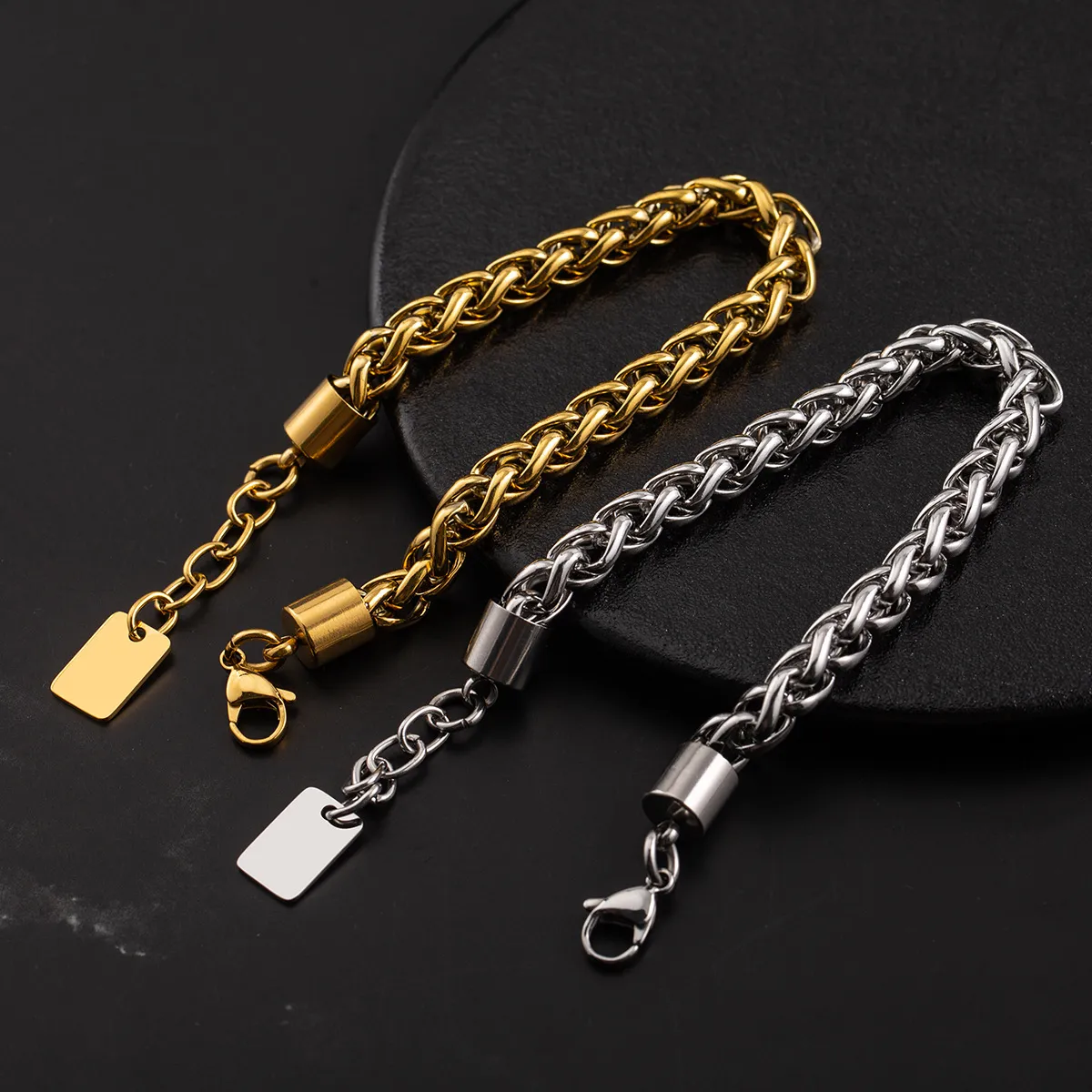 Heavy Basket Weave Bracelet