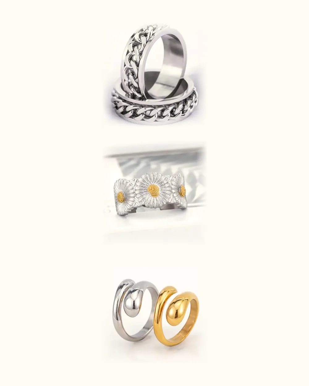 Stack It Ring Trio